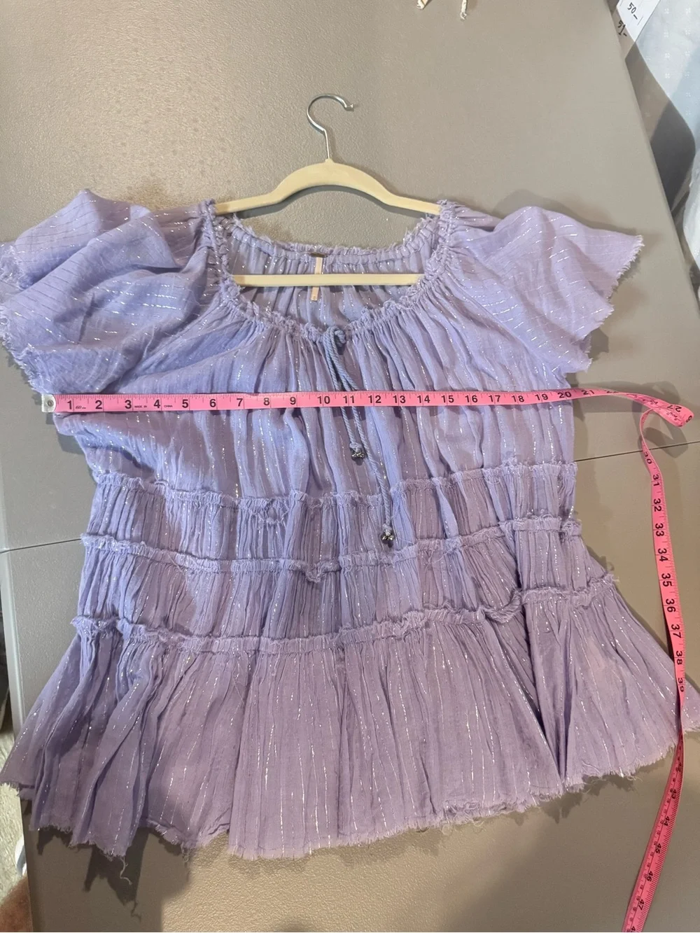 Free People lavender peasant